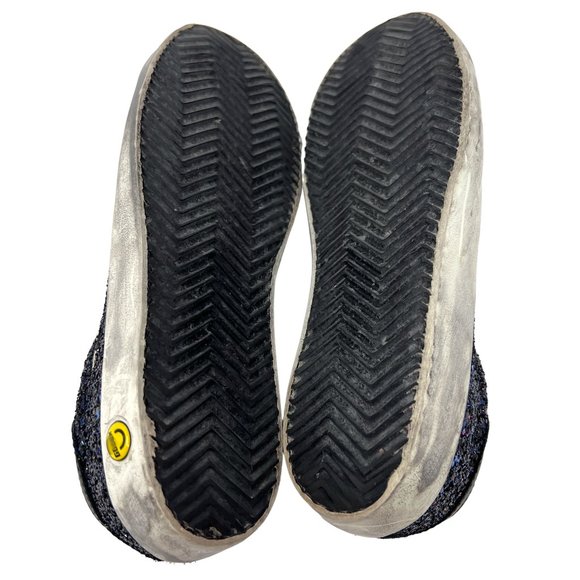 NWOB Golden Goose Superstar Kids Sneakers Galaxy Glitter Fuchsia Star Size 35 - Picture 13 of 17